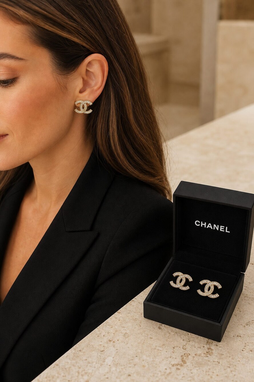 CHANEL Classic Parisian Earrings Style 29 | New with Box - Picture 8 of 9